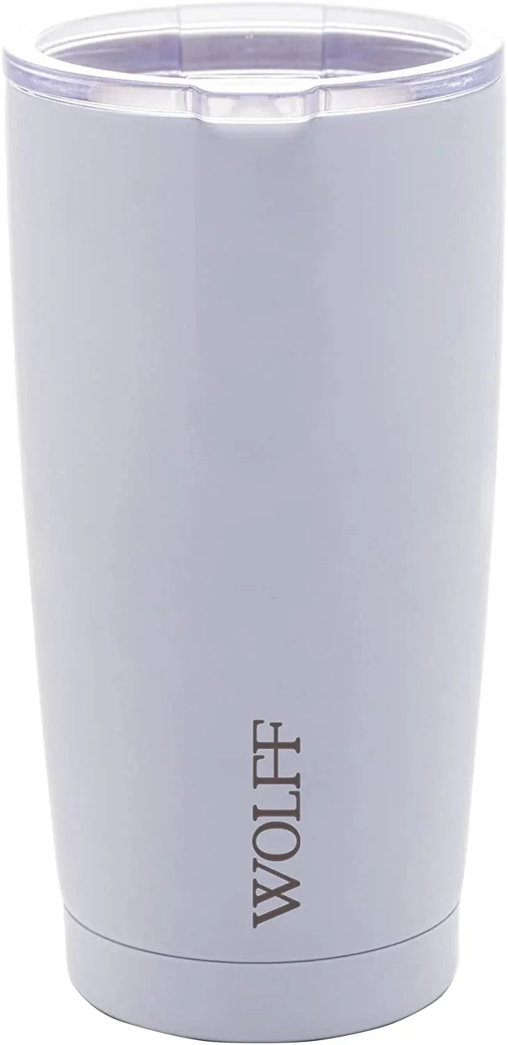 Copo Térmico Aço Inox Parede Dupla Tampa Branco 600ml -Wolff