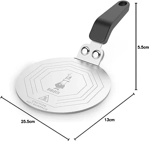 Suporte Para Inducao Bialetti Aco Inox 13 Cm