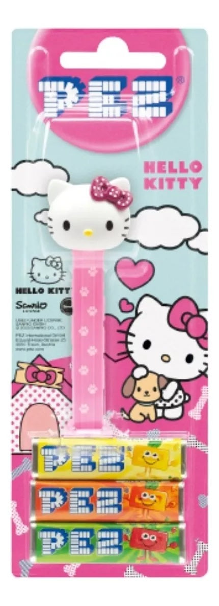Pastilha PEZ Blister 1+3 Hello Kitty Unidade
