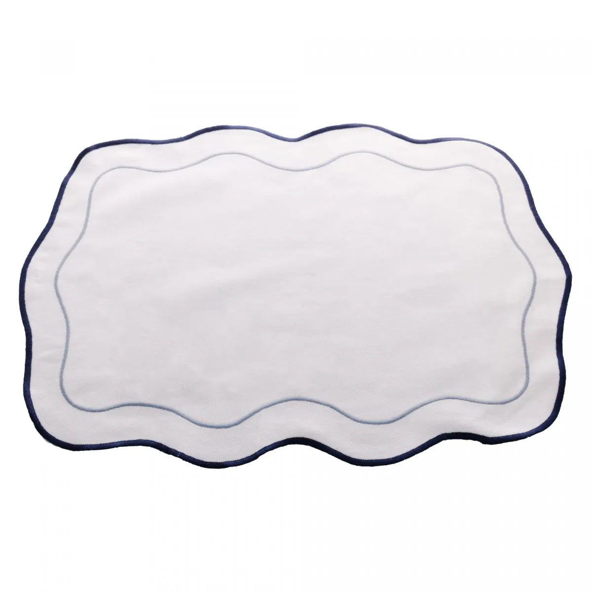 Jogo 2 Lugares Americanos Wolff de Algodão Branco 33cm x 45cm