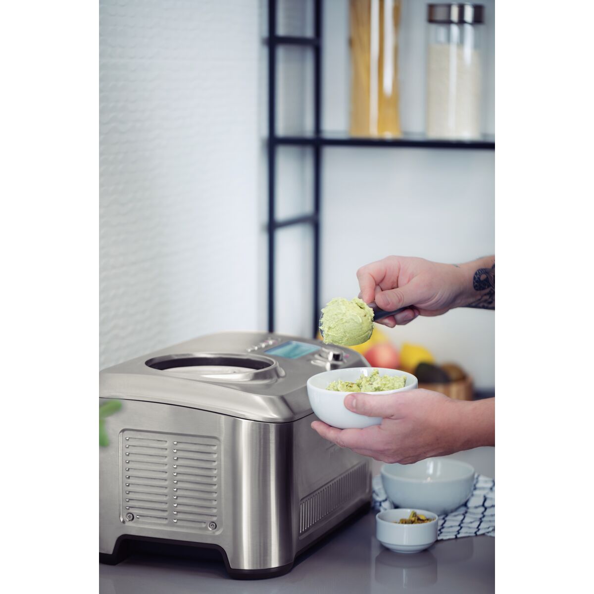 Sorveteira Tramontina by Breville Express em Aço Inox 12 Funções 1 L
