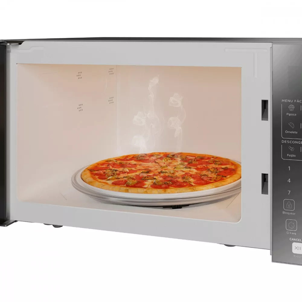 Micro-ondas Consul 32L Cinza Espelhado Menu Fácil CMS46AR