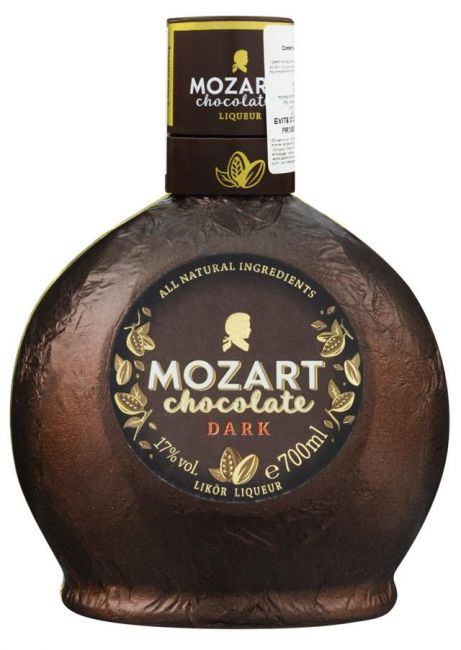 Licor Fino Chocolate Amargo Mozart Garrafa 700ml