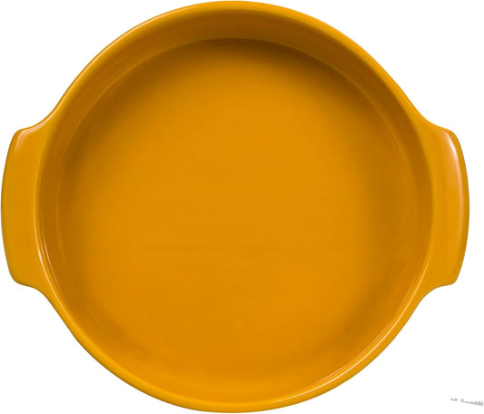Forma redonda Porcelana Germer Assar e Servir Amarelo 21cm