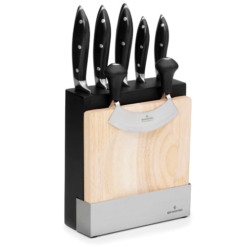 Cepo com 5 Facas e Picador de Temperos Daily Ghidini