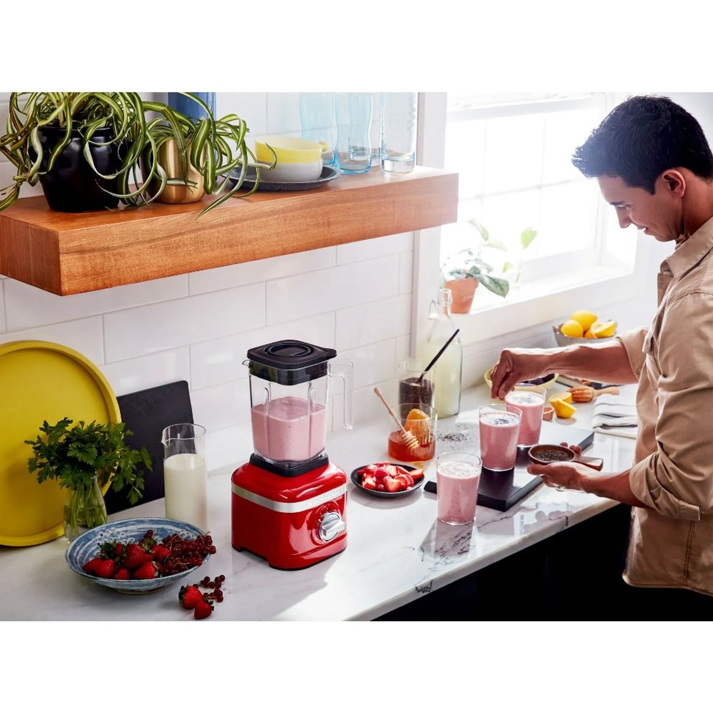 Liquidificador K150 KitchenAid Empire Red - KUA13AV 3 Velocidades