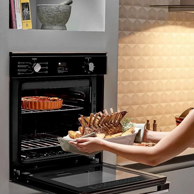 Forno de Embutir Elétrico Brastemp 84 Litros Preto com Convecção e Timer Touch - BOC84AE