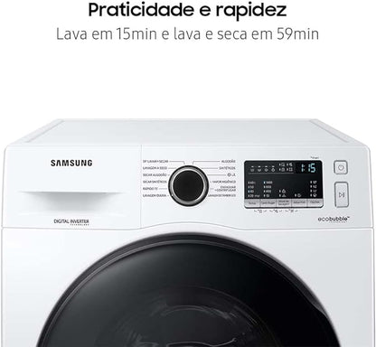 Lava e Seca Samsung 11kg WD11A Ecobubble WD11A4453BW Branca 220v