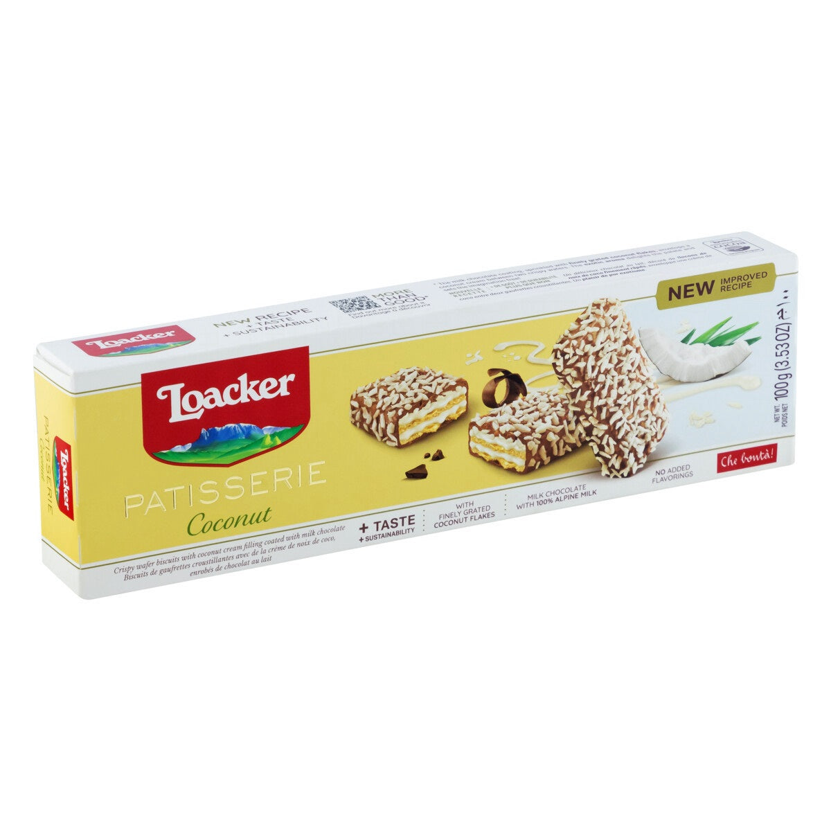 Biscoito Italiano Patisserie Coconut Loacker 100g