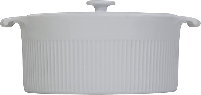 Cocotte De Porcelana Branca Germer 22cm