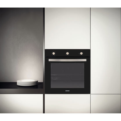Forno Elétrico de Embutir Tramontina Glass Cook em Vidro Temperado Preto 7 Funções 73 L