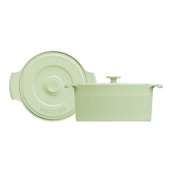 Cocotte De Porcelana Verde Menta Germer 22cm