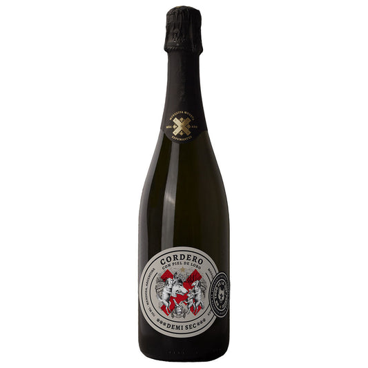 Espumante Argentino Branco Demi Sec Cordero con Piel de Lobo 750ml