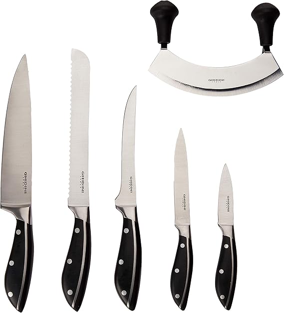 Cepo com 5 Facas e Picador de Temperos Daily Ghidini