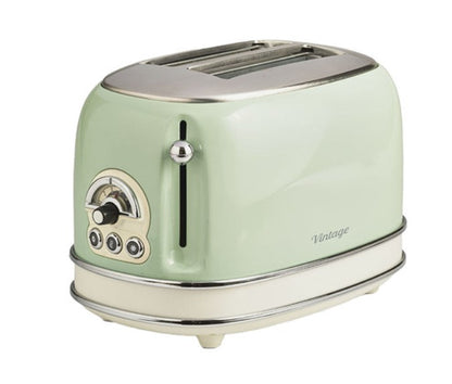 Torradeira Elétrica Vintage Italiana Verde Ariete 750W
