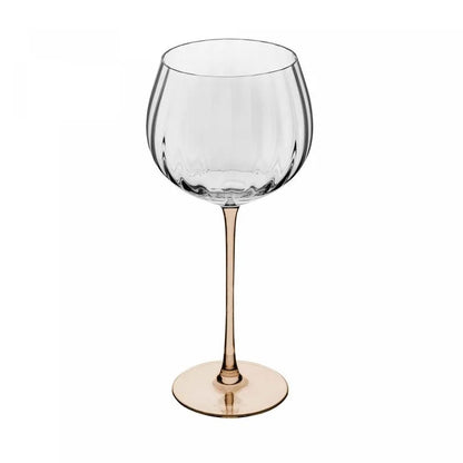 Conjunto de 2 Taças de Vinho de Vidro com Haste Âmbar Classic Wolff 620ml