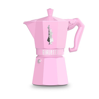 Cafeteira Bialetti Exclusive Moka 6 xícaras Rosa 270ml