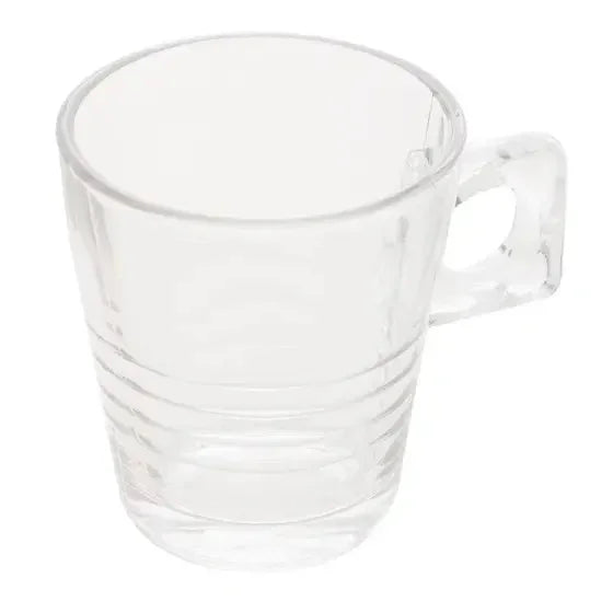 Conjunto 3 Xícaras para Café de Vidro Lima 80ml Lyor