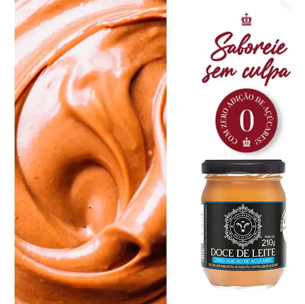 Doce de Leite Brasileiro Tesouro Real Zero 210g – Brudon Home