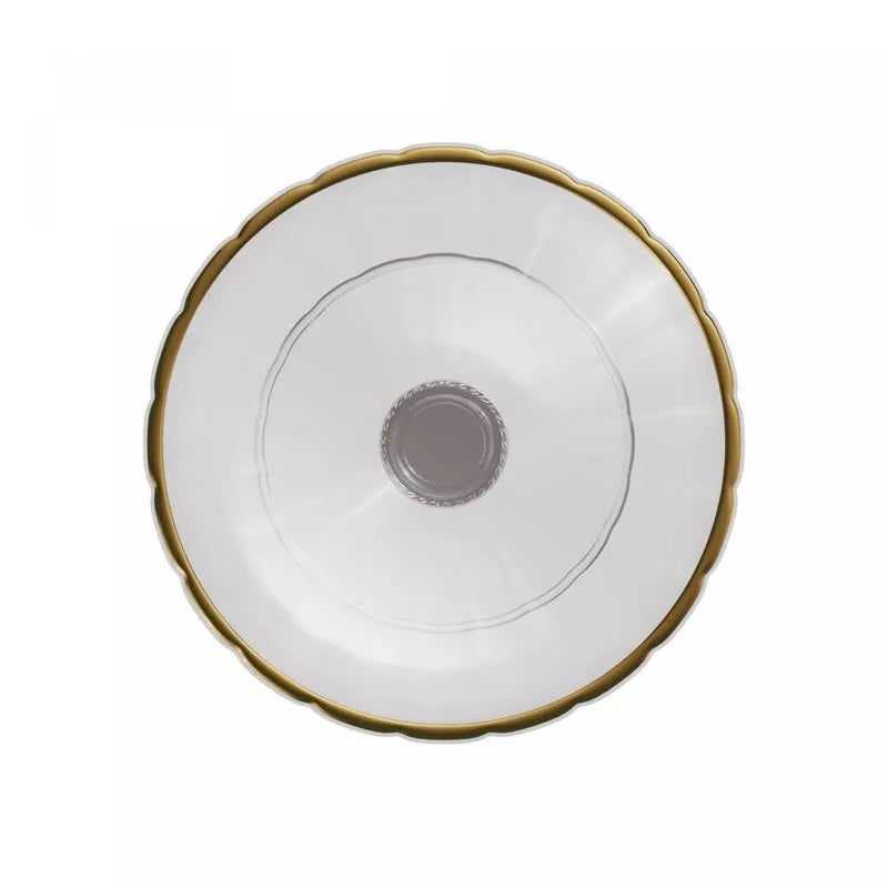 Taça para Sobremesa de Cristal Ecológico Lyor com Fio de Ouro Imperial 200ml