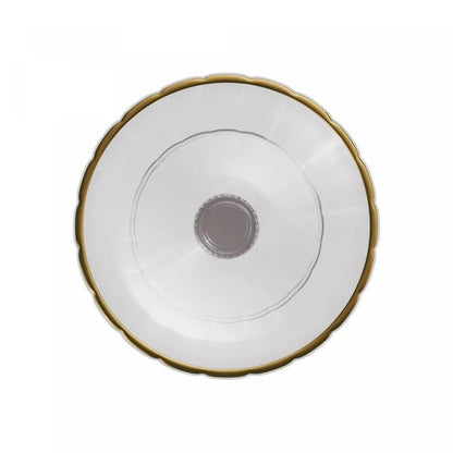 Taça para Sobremesa de Cristal Ecológico Lyor com Fio de Ouro Imperial 200ml