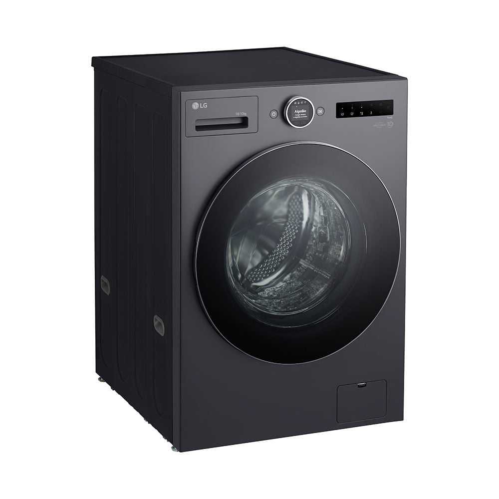 Lava e Seca Smart LG NT 18kg Black Inox WD18GNTS6B Preta