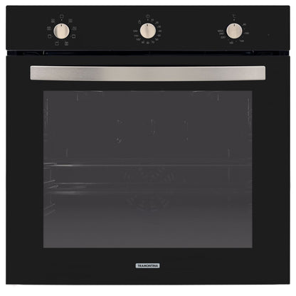 Forno Elétrico de Embutir Tramontina Glass Cook em Vidro Temperado Preto 7 Funções 73 L