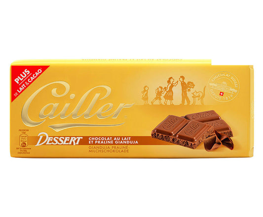 Chocolate Suiço Cailler Dessert Au Lait Et Praline Gianduja 100g