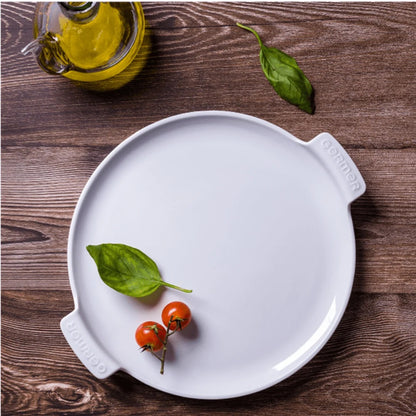 Forma de Pizza Porcelana Germer Branca 35cm