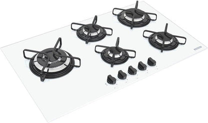 Cooktop a Gás Tramontina Penta Side Plus W 5GG TRI 90 Branco
