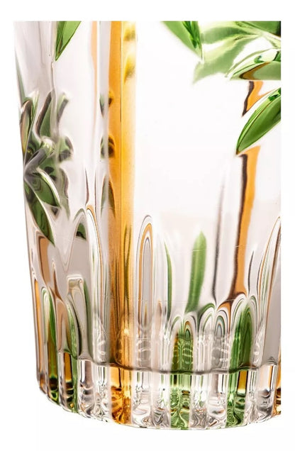 Jarra Cristal de Chumbo Wolff Palm Tree Handpaint 1,5L