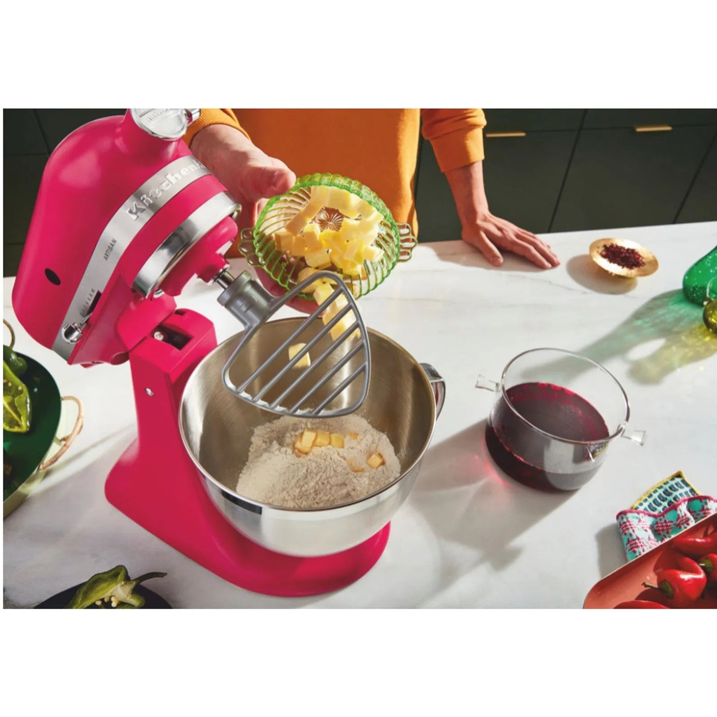 Batedeira KitchenAid Artisan Hibiscus  4,8l  KEA38AW