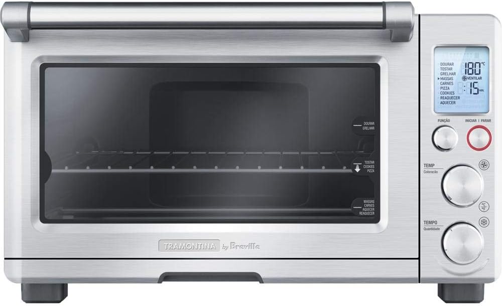 Forno Elétrico Tramontina by Breville Smart em Aço Inox 9 Funções 22 L 220 V