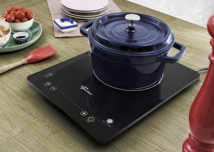 Fogão Cooktop Fischer 1Q Por Indução Vitroceramica Preto