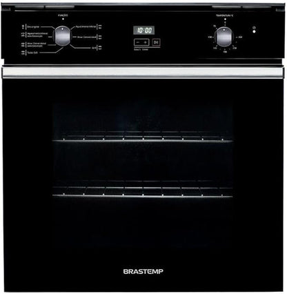 Forno de Embutir Elétrico Brastemp 84 litros Preto com Convecção e Timer Touch