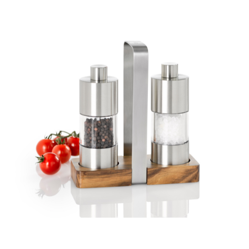 Set 2 Moedores AdHoc Pimenta/Sal Base Menage Class 13cm