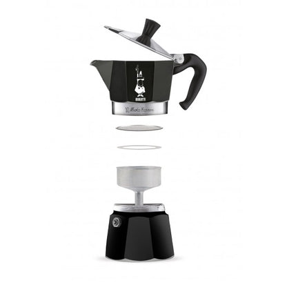 Cafeteira Moka Express Bialetti  Preta  6 xícaras