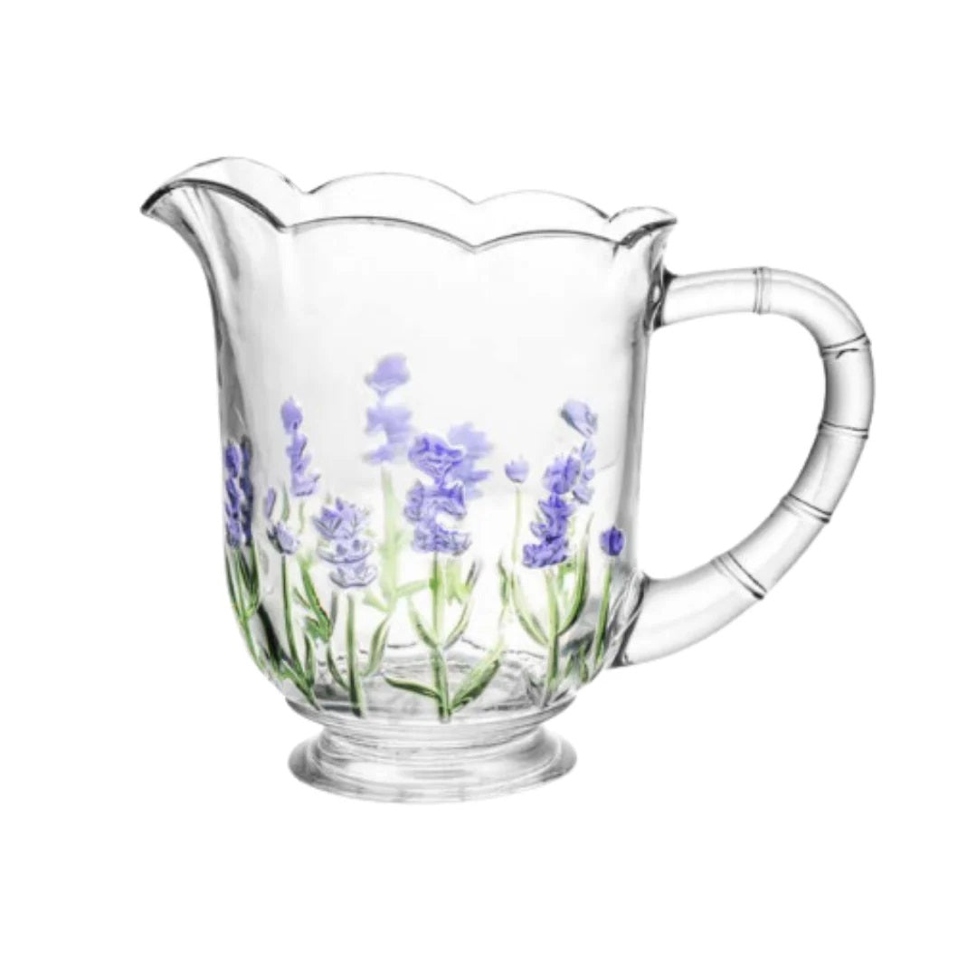 Jarra de Cristal Lavanda Hand Painting Wolff 1,5L