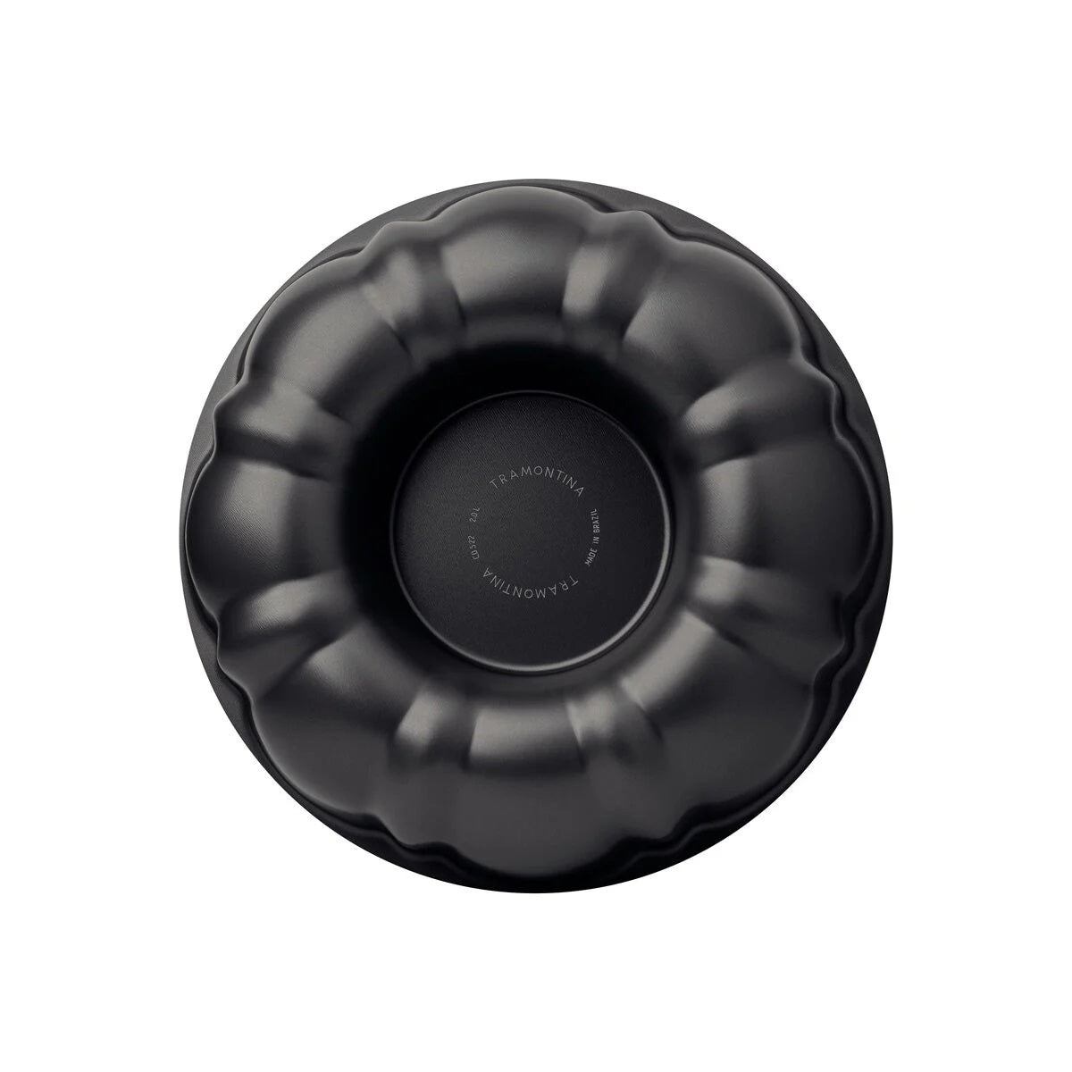 Forma para Bolo Tramontina 24cm 2,0L Brasil Grafite Antiaderente