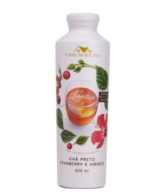 Chá Preto com Cranberry e Hibisco Casa Madeira 500 ml