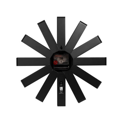 Relógio de Parede Ribbon 30cm Preto Umbra