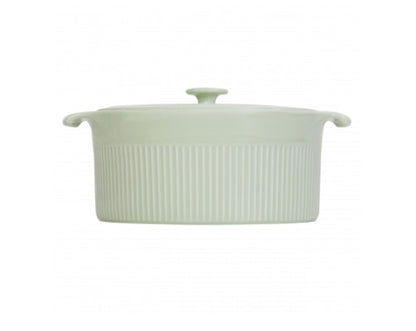 Cocotte De Porcelana Verde Menta Germer 22cm
