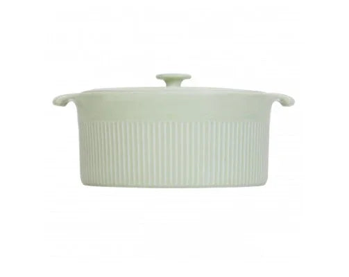 Cocotte De Porcelana Verde Menta Germer 22cm