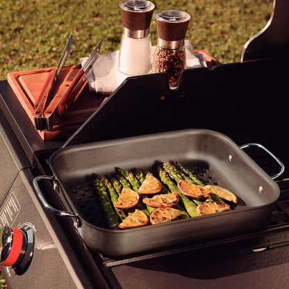 Grelha Churrasco  Retangular Tramontina 28cm Aluminio Anodizado