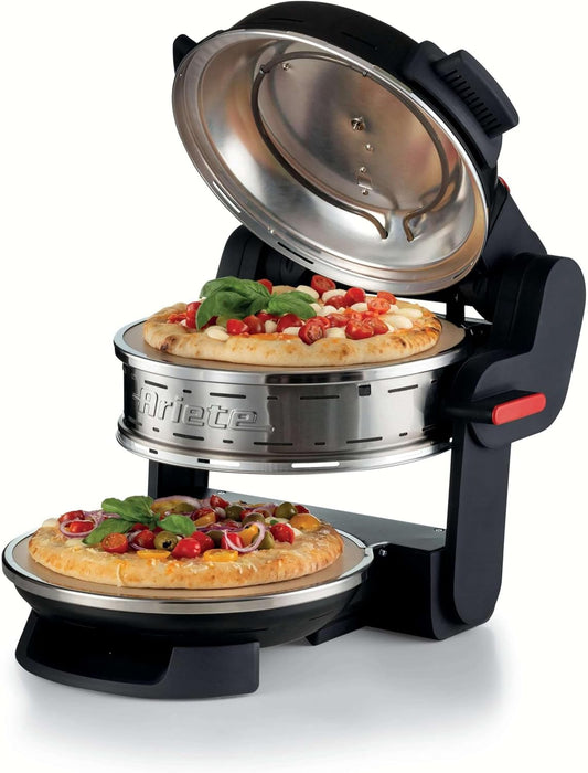 Forno de Pizza Duplo Elétrico Preto 2100W