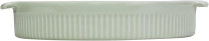 Forma redonda Porcelana Germer Assar e Servir Verde Menta 21cm