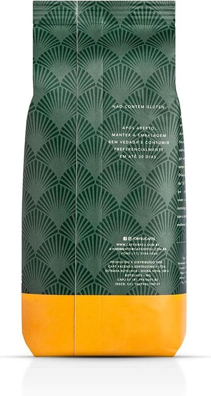 Café Torrado em Grão Bourbon Amarelo Orfeu 250G
