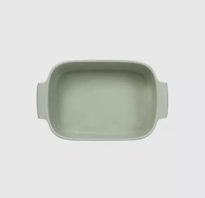 Travessa Retangular Porcelana Verde Menta Germer 30x21cm