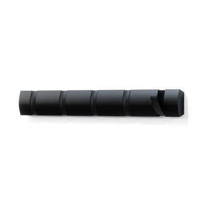 Cabideiro de Parede Flip com 5 Cabides Preto Umbra