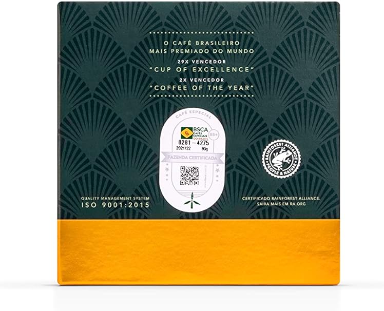 Cápsulas De Café Bourbon Amarelo Orfeu 10 Unidades